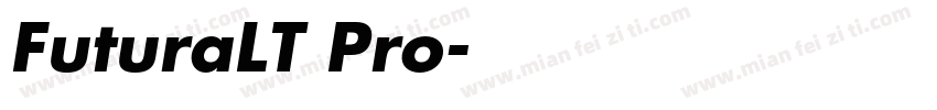 FuturaLT Pro字体转换